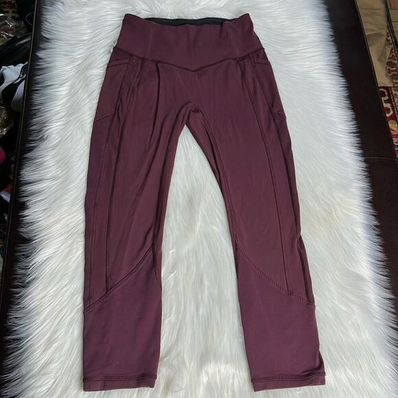 Lululemon Dark Adobe All The Right Places Crop II 23” - Picture 1 of 10